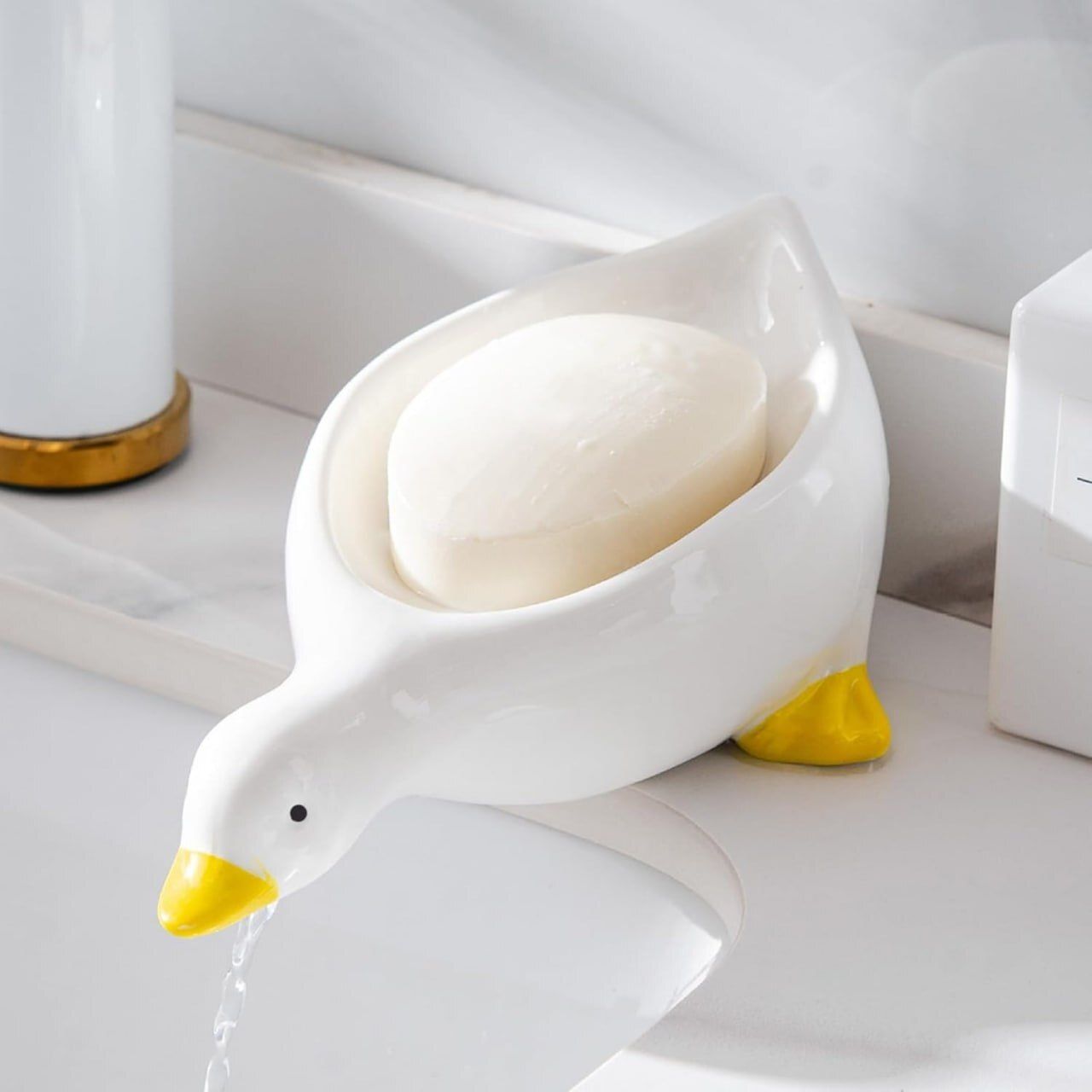 CUTE DUCK SOAP HOLDER (white)-image-28