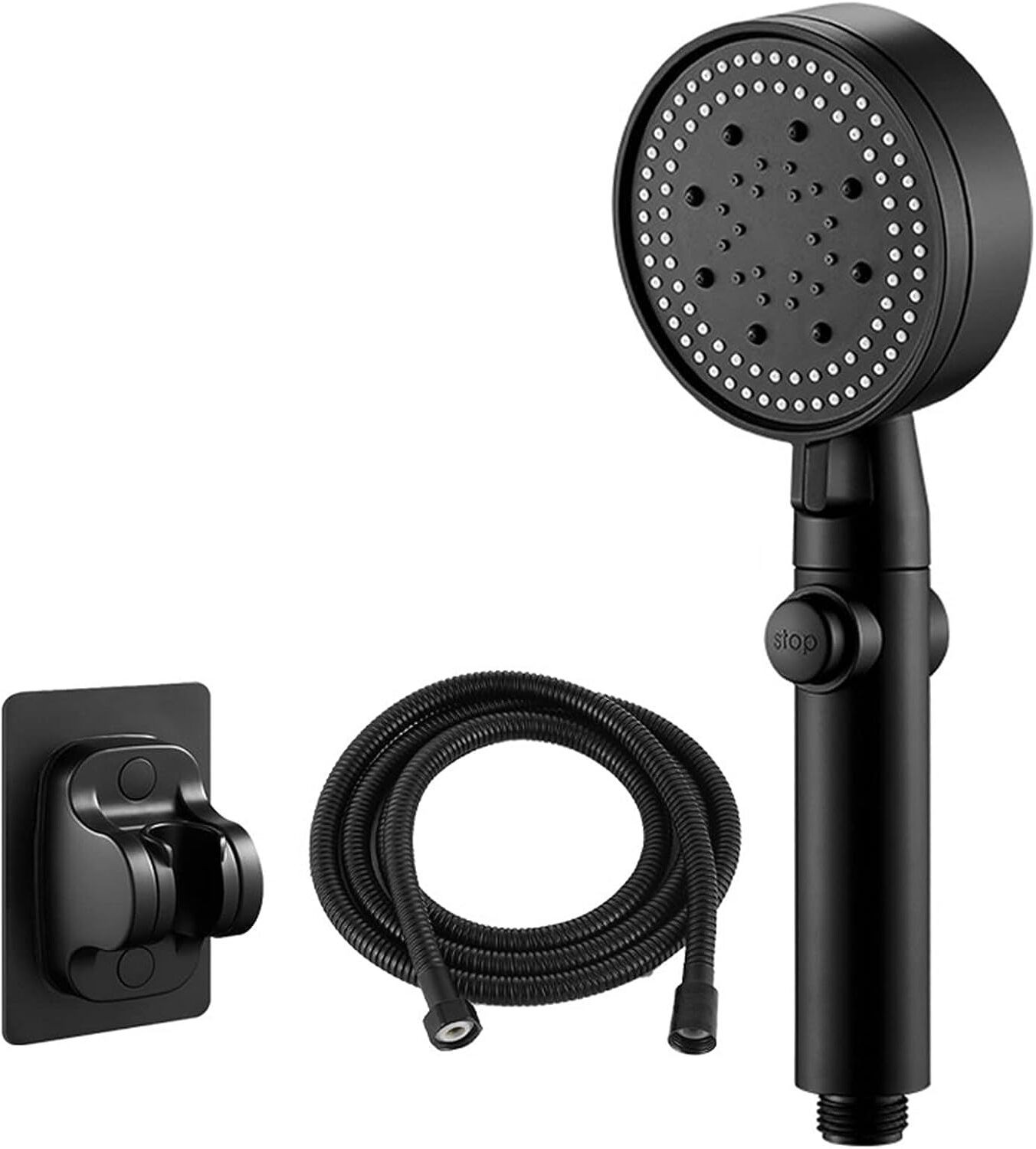 kolorfish High Pressure Shower Head, Handheld with 5 Spray Mode, ON/OFF Pause Switch Fixed Mount image 1
