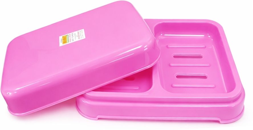 Double Compartment Covered Soap Dish-image-21