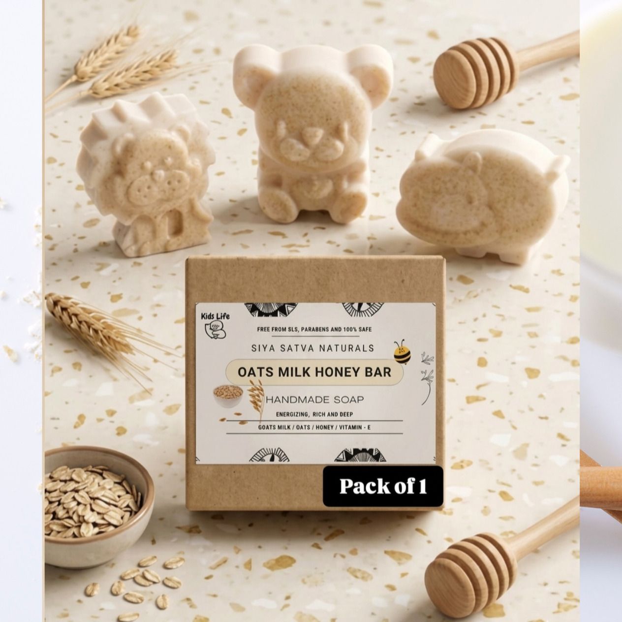 siyasatvanaturals Oats Honey | Kids Bathtime Fun - (Pack of 1) (80 g)-picture-24