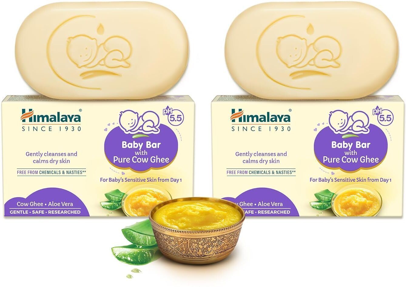 himalaya Baby Bar with Pure Cow Ghee |For baby's sensitive skin-picture-14