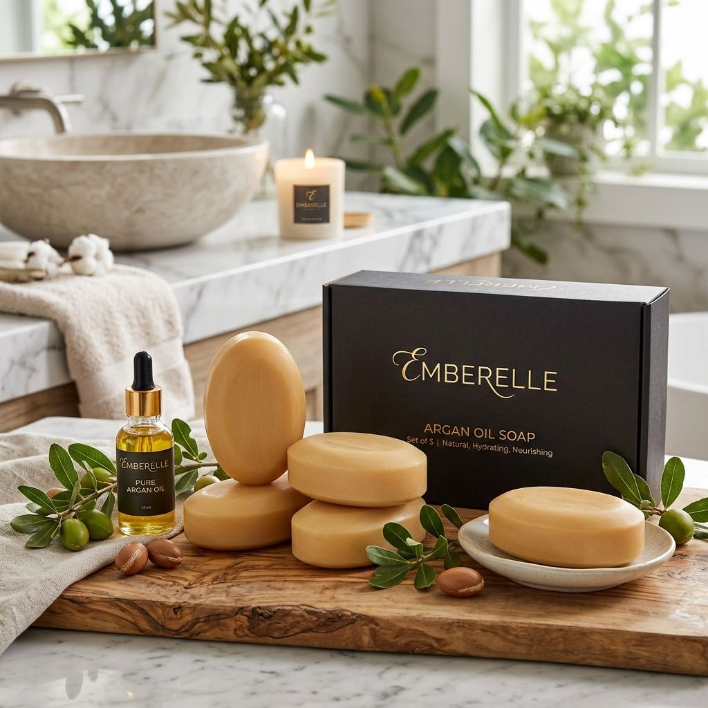 Herbal Argan Oil Beauty Soap | for Radiant Skin Bathing Bar-image-27