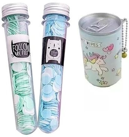 eclet [Pack of 3] Total Hygiene Travel Combo | 2 Paper Soap Tubes+1 Mini Wipe Can-picture-29