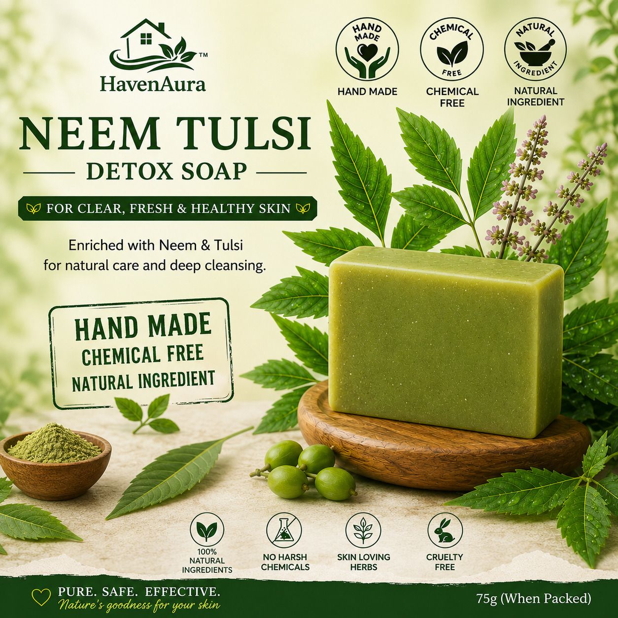 haven aura NEEM TULSI DETOX SOAP-A1-picture-28