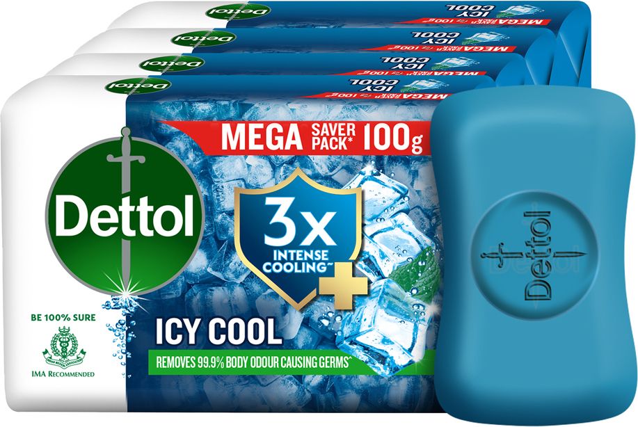 Icy Cool Bathing Soap Bar with 3x intense cooling