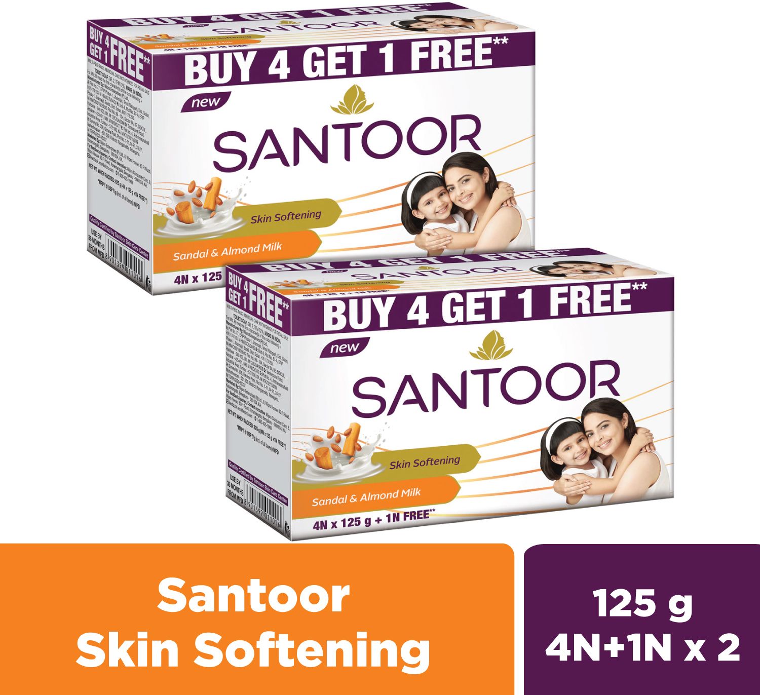 Skin Softening Sandal & Almond Milk Bathing Soap For Soft & Youthful Skin-image-22
