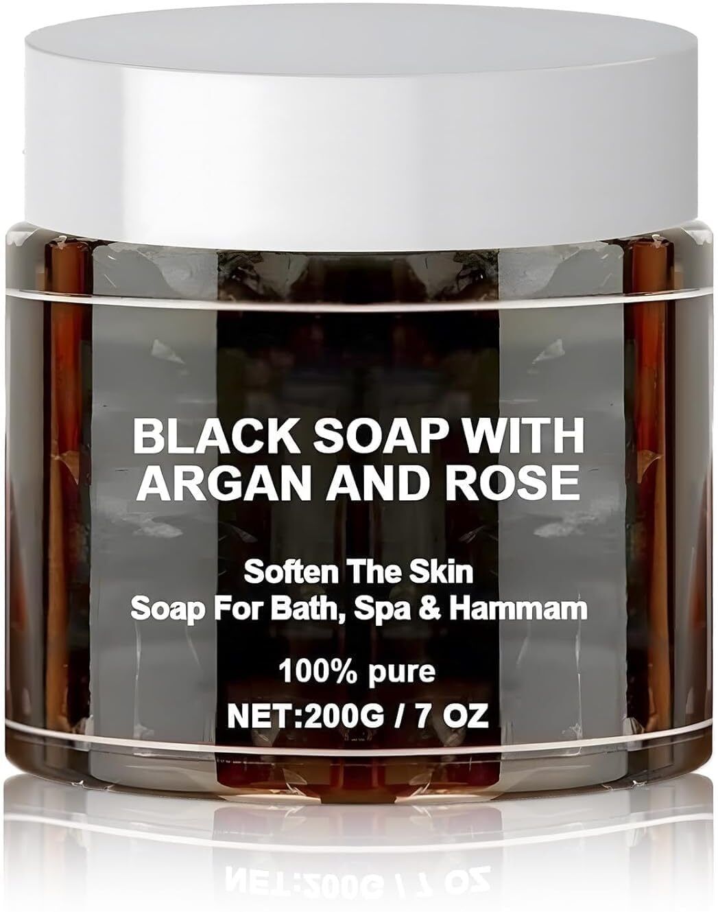 ootheka Black Soap with Argan & Rose – Deep Cleansing Bath Soap Paste-picture-24