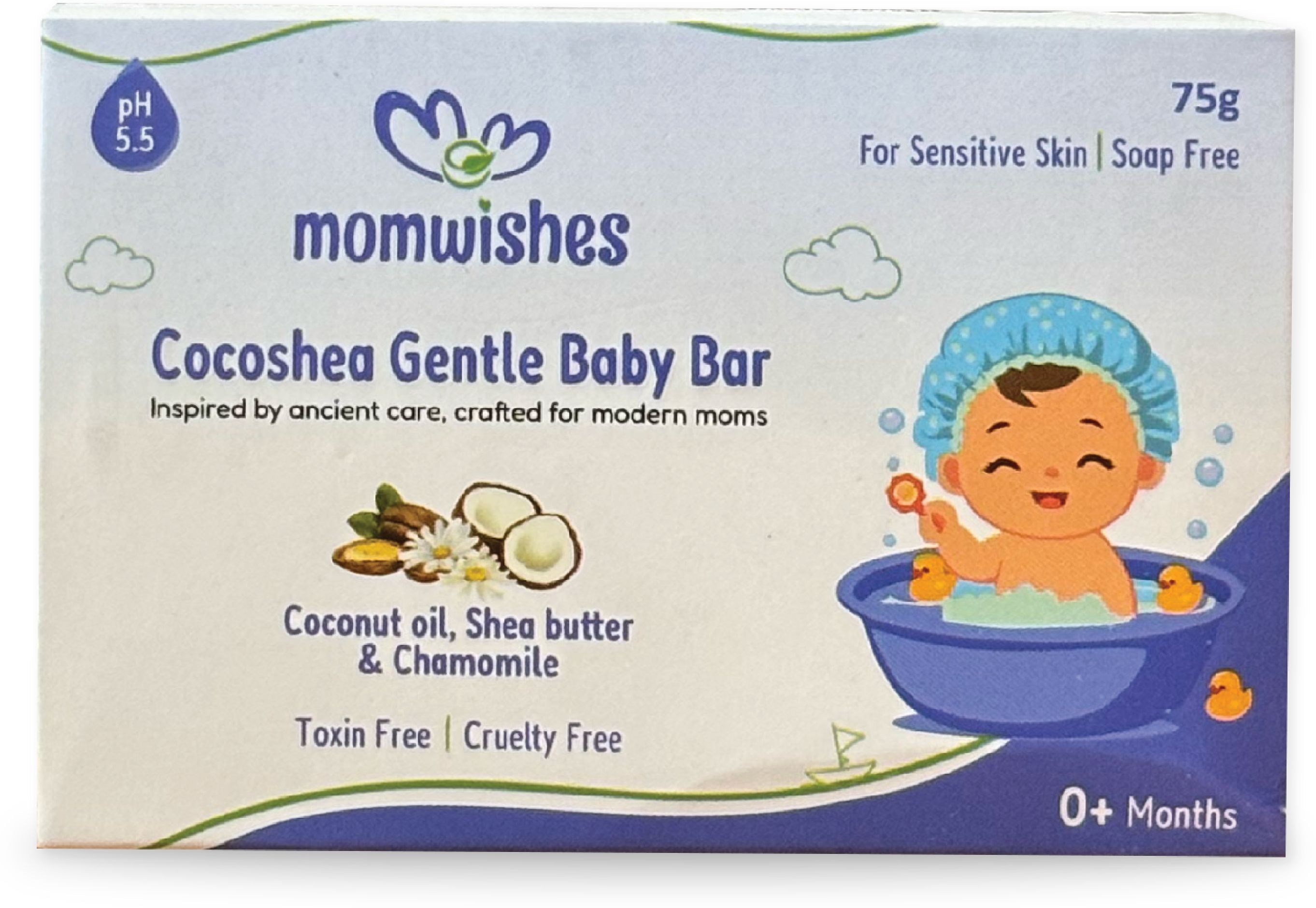 Cocoshea Gentle Baby Bathing Bar - Soap-Free, Newborn Soap for Sensitive Skin-image-49