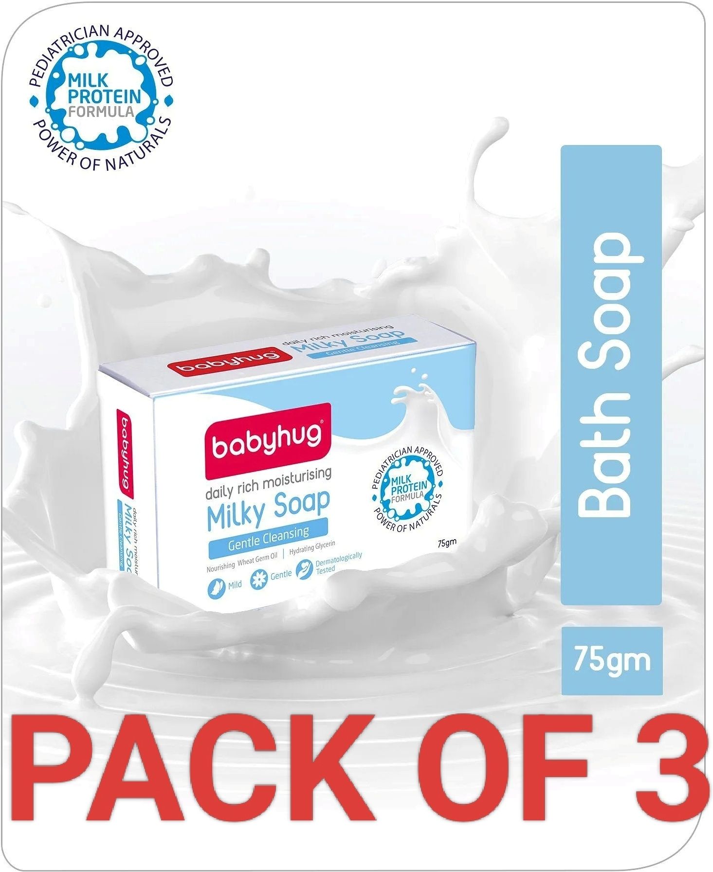 babyhug Baby Soap Pack of 3 Bathing Body wash-picture-10