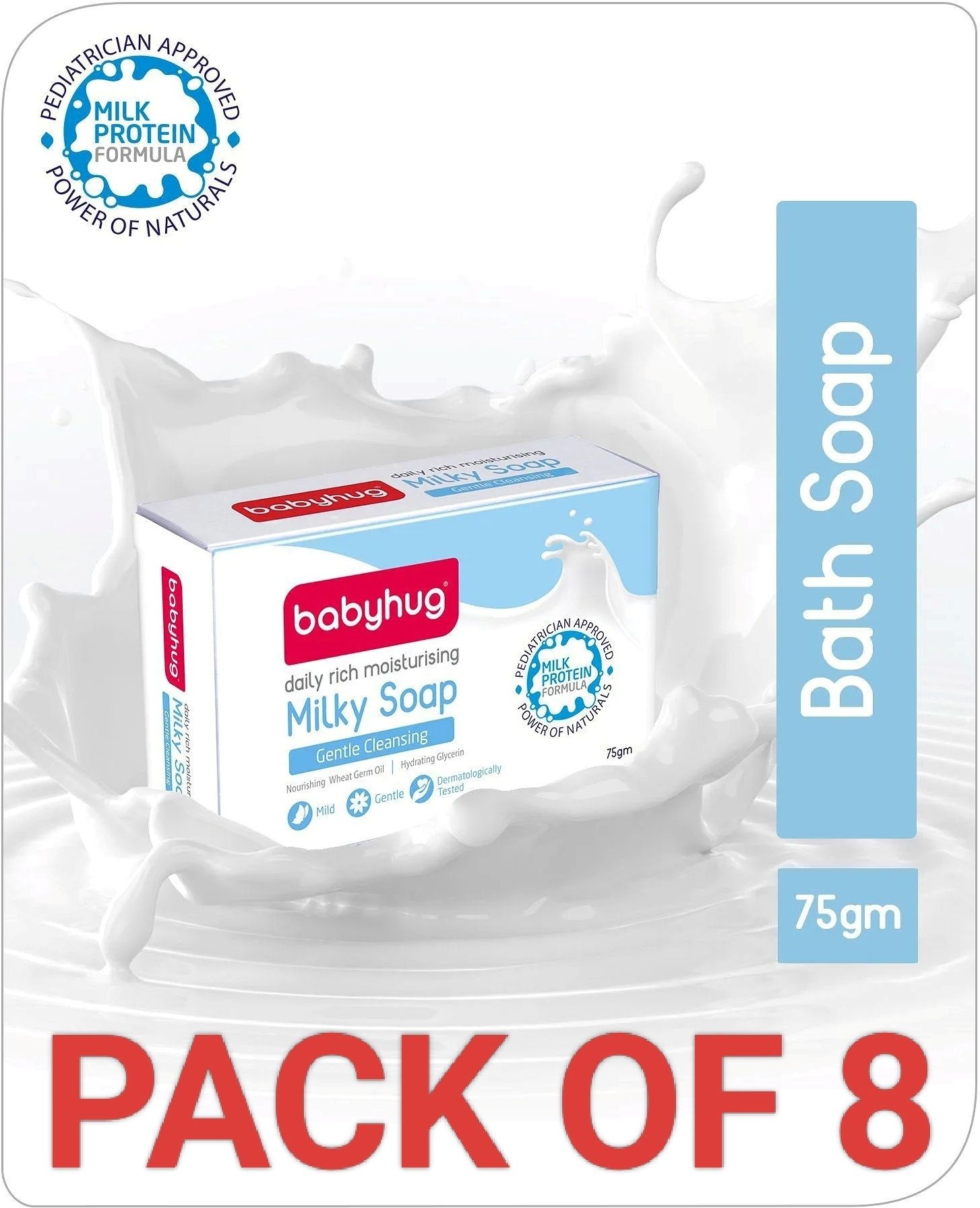 babyhug Baby Body wash baby bath Soap pack of 8-picture-25