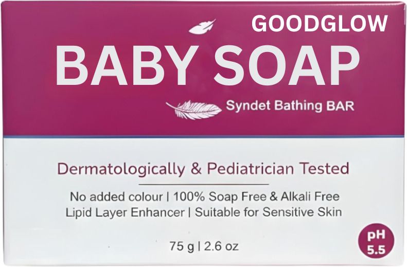 goodglow Sofibar, Gentle Baby Bathing Bar - 75g Syndet Soap for Sensitive & Delicate Skin-picture-39
