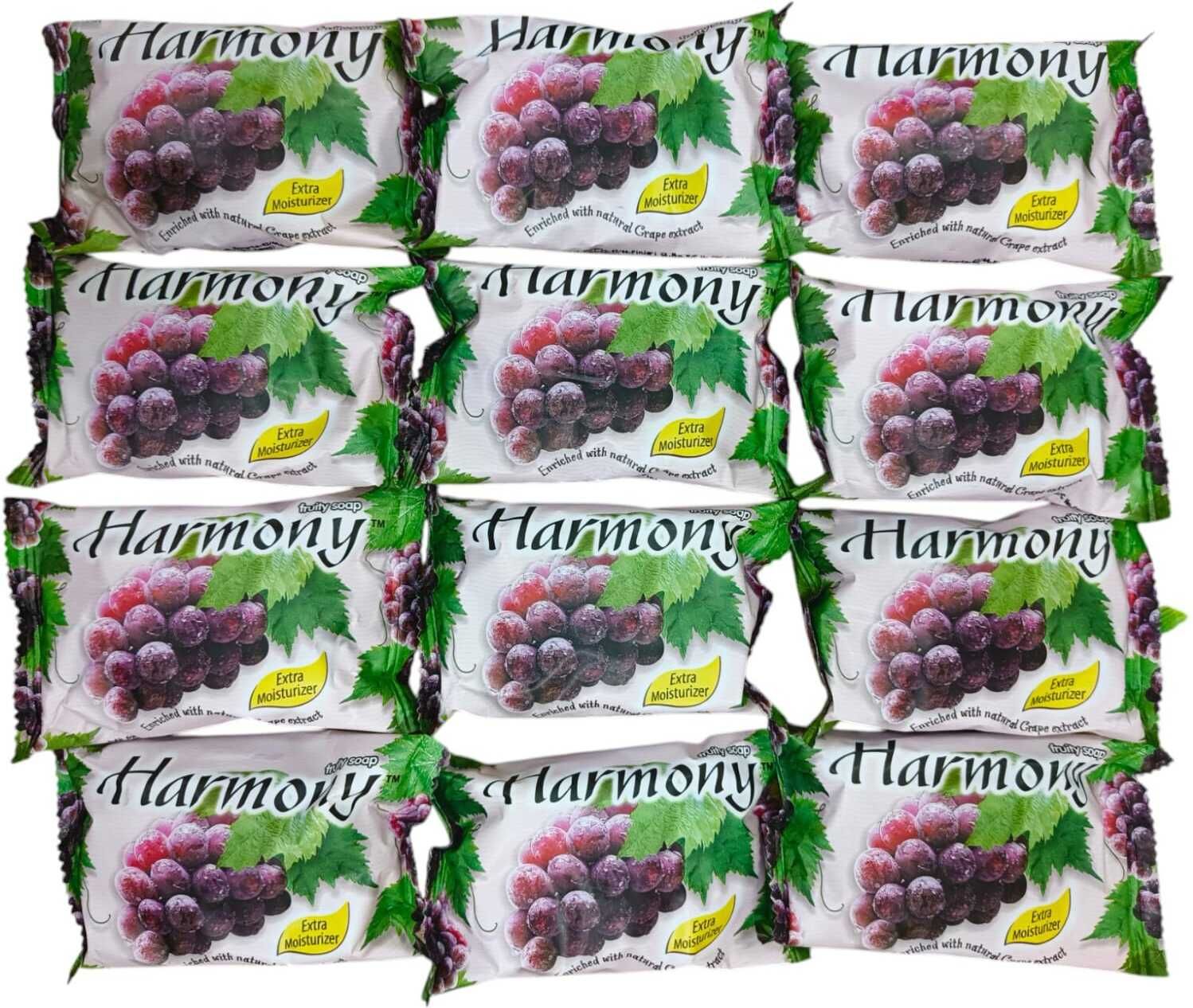 harmony Grapes Bath Soap Pack of 12 | Extra Moisturizer | Fresh Daily Use Soap-picture-5