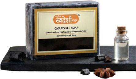 aadhunik swadeshi bhandar Charcoal Soap Handmade Herbal Bath Bar-picture-17