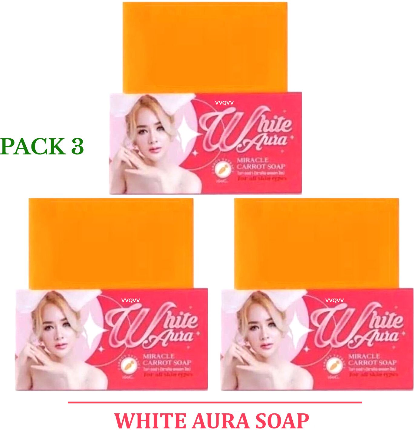 White Aura Skin Care Soap for Daily Cleansing-image-6