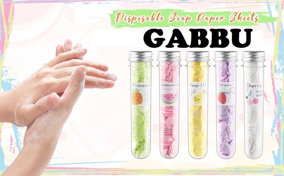 gabbu Instant Hand Wash Paper Soap – Travel Soap Sheets, Lightweight & Easy Carry-picture-31