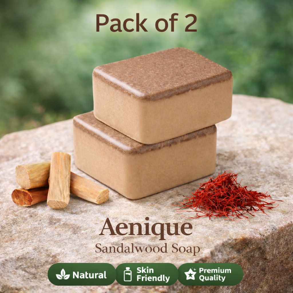 aenique Ayurvedic Sandalwood Kesar Bar-picture-3