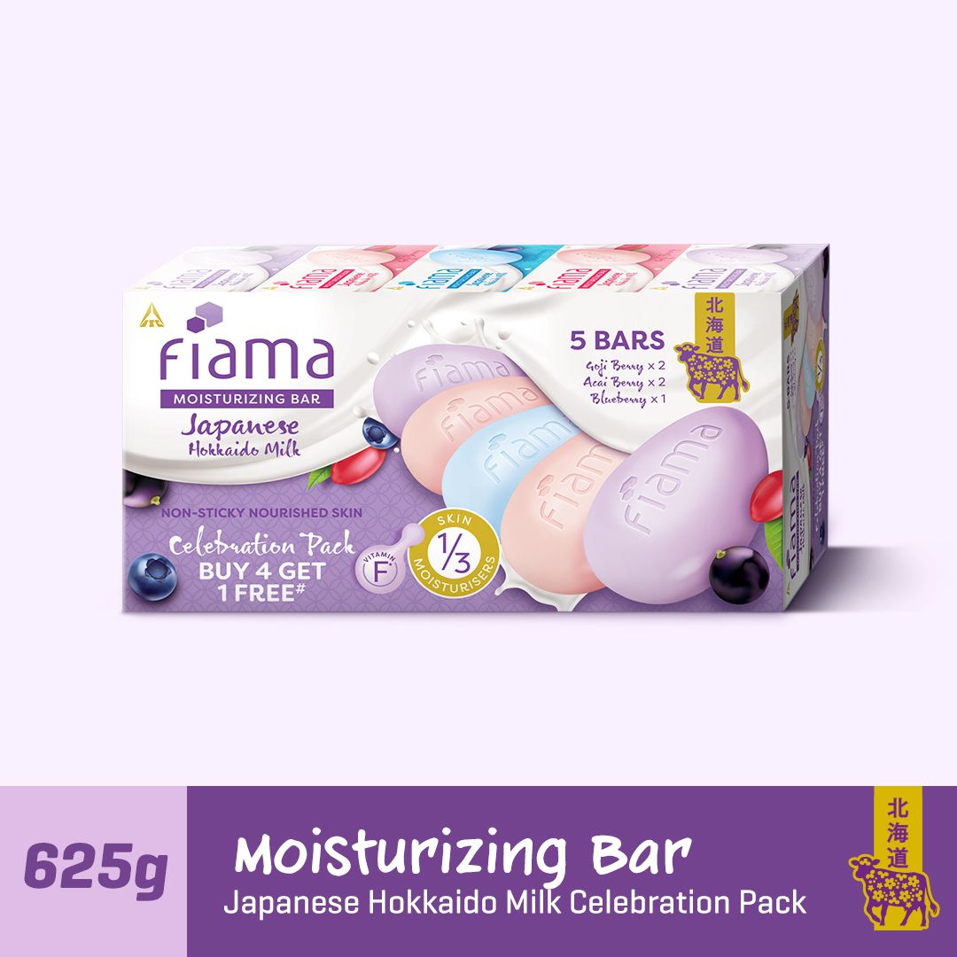 Moisturizing Soap Bars Celebration Pack Japanese Hokkaido Milk & Berries,125gmx5-image-23