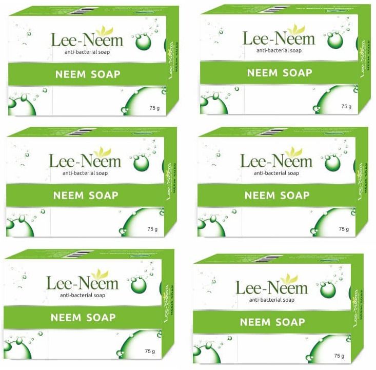 Neem Soap 75 gm (Pack of 6) (6 x75 g) 450G-image-1
