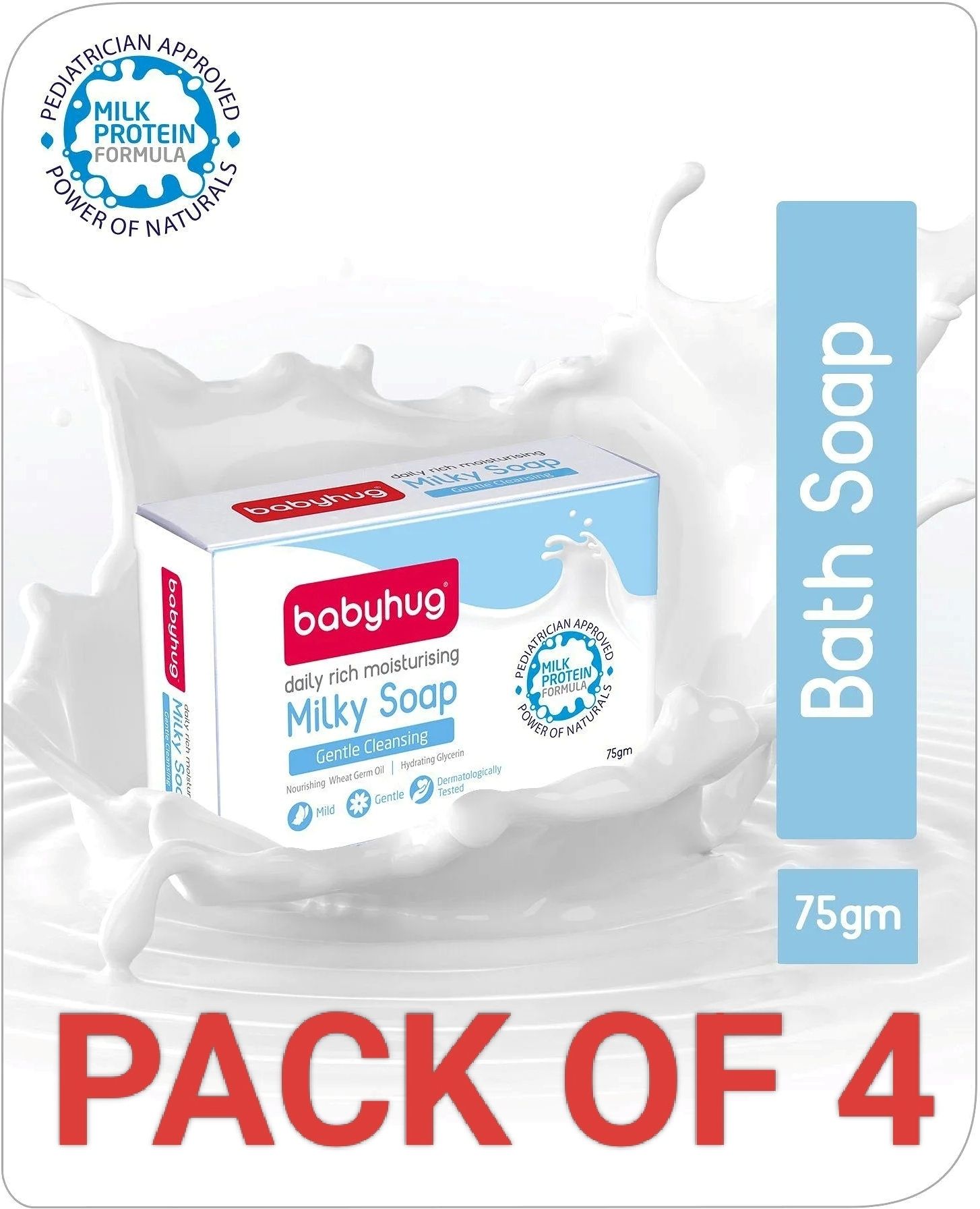 babyhug Baby Soap bathing pack of 4 Baby Body wash-picture-13