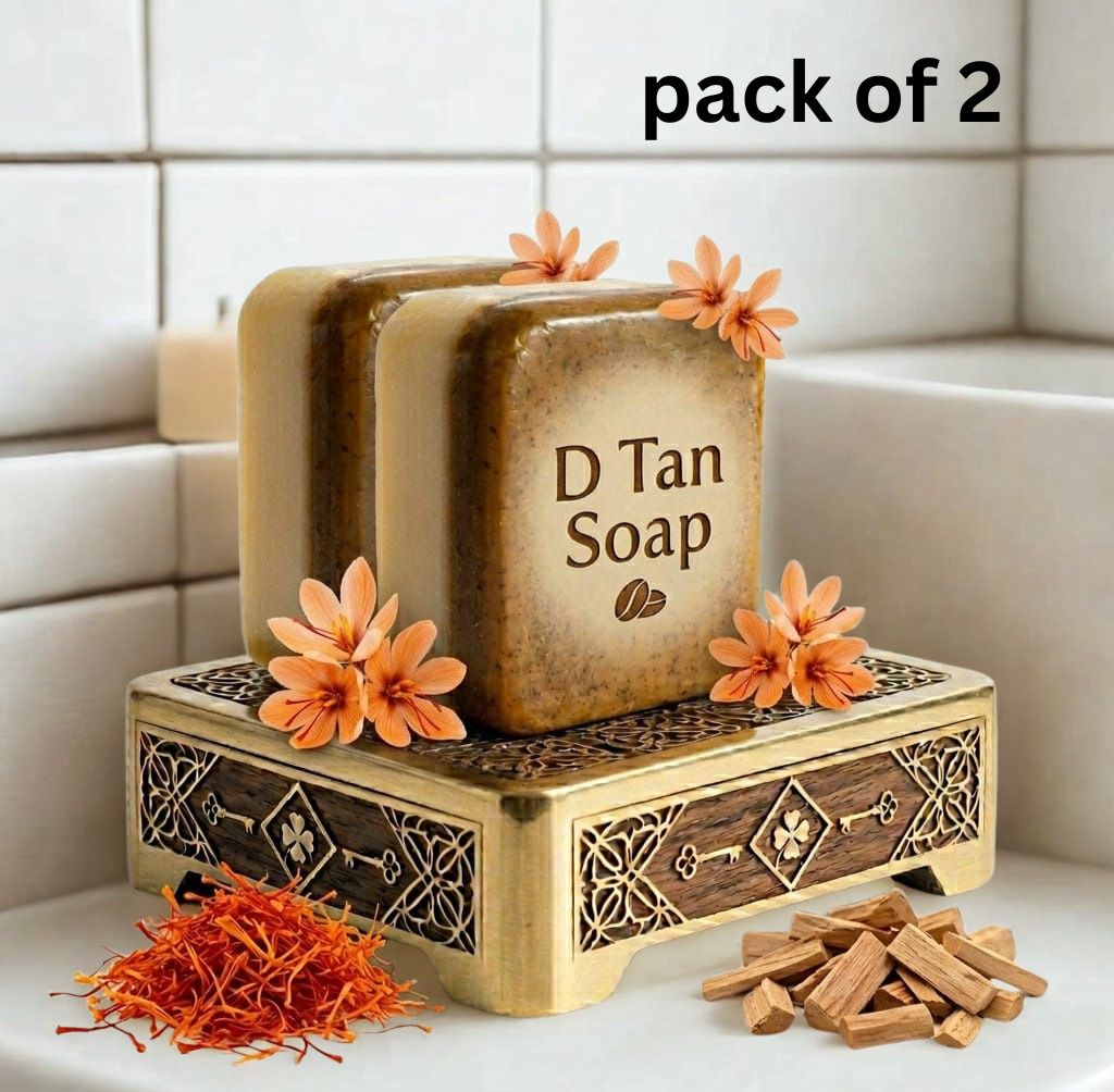 Sandal Wood And Saffron for DeTan and Glowing Brightening Skin 200 gram-image-7