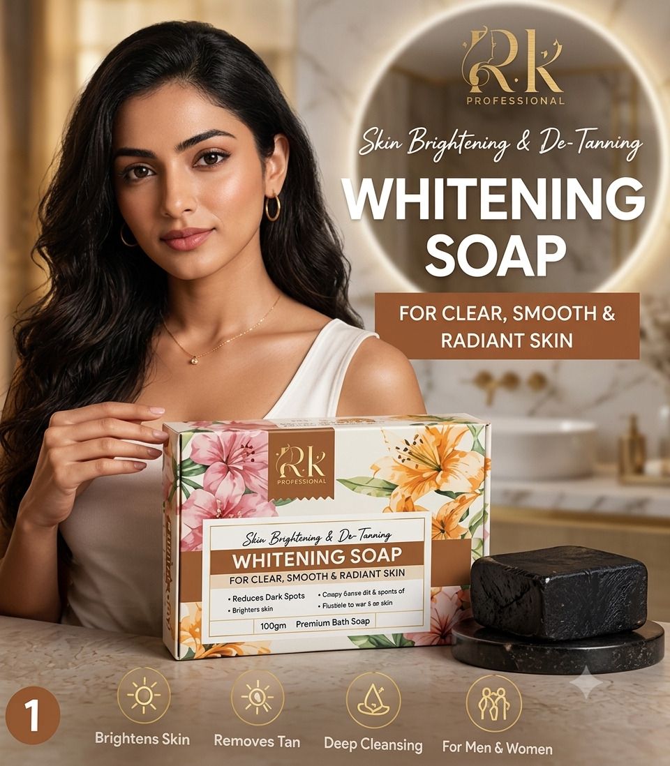 rk professional Whiting Soap Skin Brightening and De Tanning Soap-picture-37