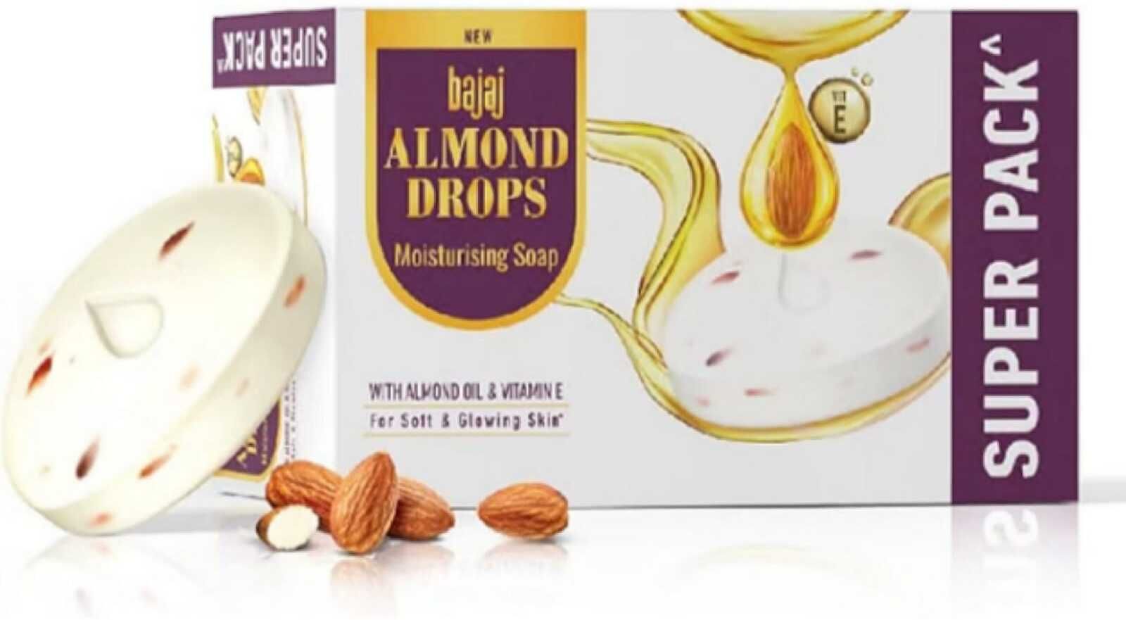 bajaj Almond Drops For Soft & Glowing Skin Soap 125gm 5pc-picture-7