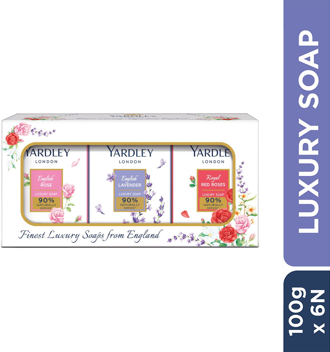 Luxury Soaps - English Lavender, English Rose, and Royal Red Roses-image-40
