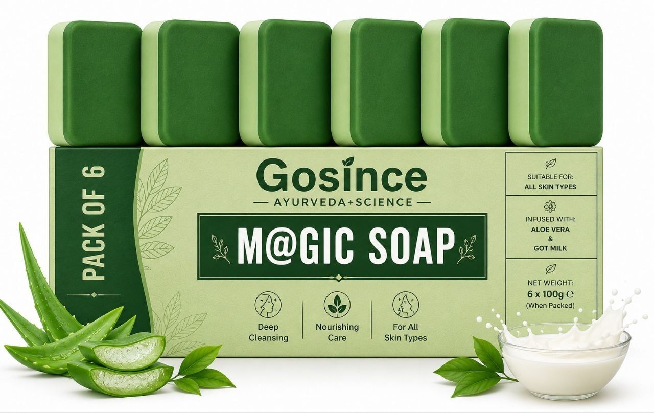 gosince Natural Glow Aloe Goat Milk Soap for Men & Women-picture-45