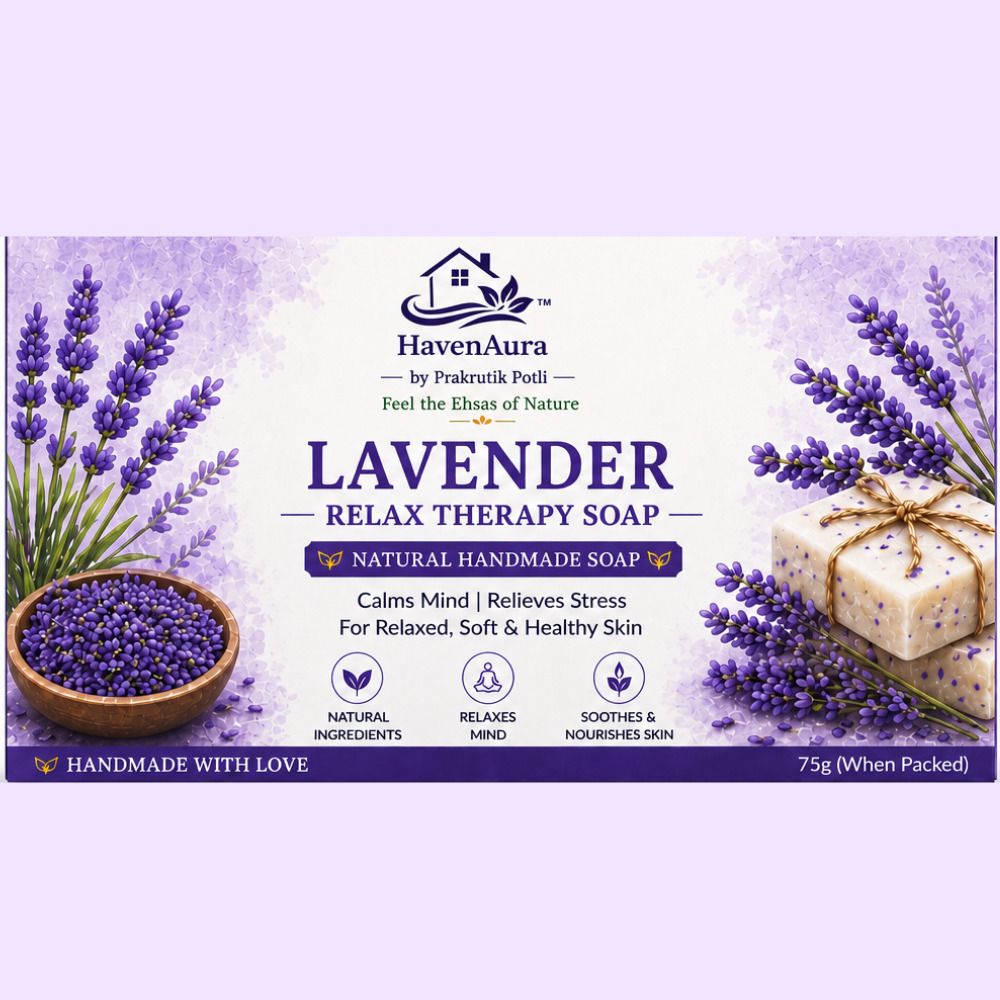 haven aura LAVENDER RELAX THERAPY SOAP-picture-21
