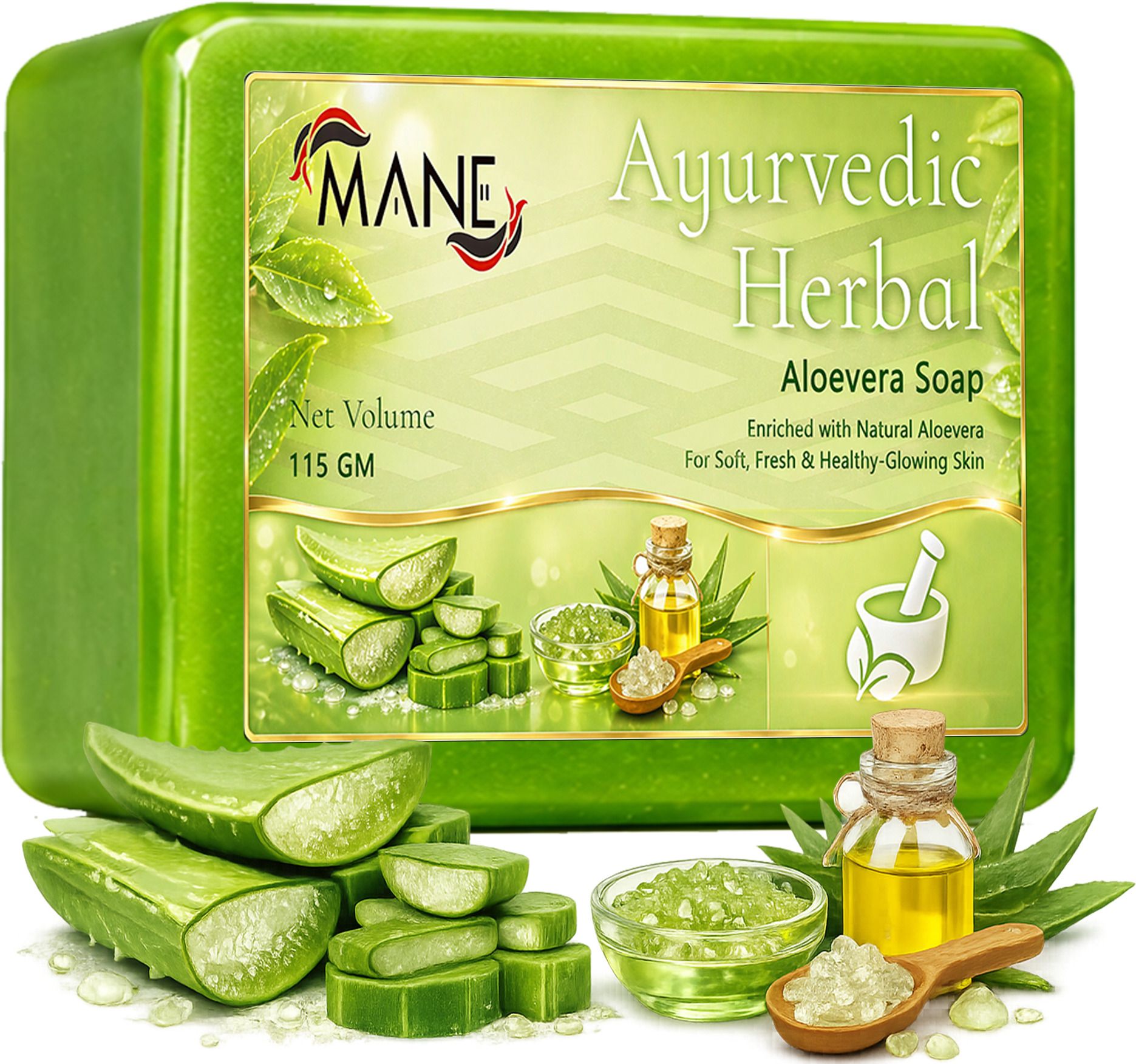 Soft Fresh Healthy Glowing Skin Natural Bath Soap 115gm-image-13