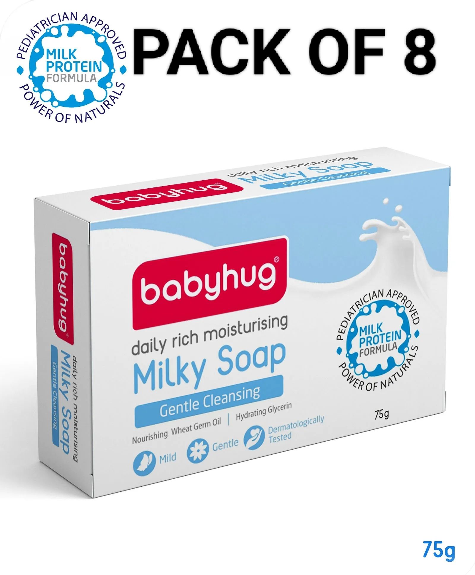 babyhug baby Body Bath Soap Pack of 8 New Baby body wash-picture-17