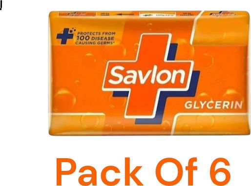 savlon Glycerin Soap Bar with Protection, 125g pack of 6-picture-26