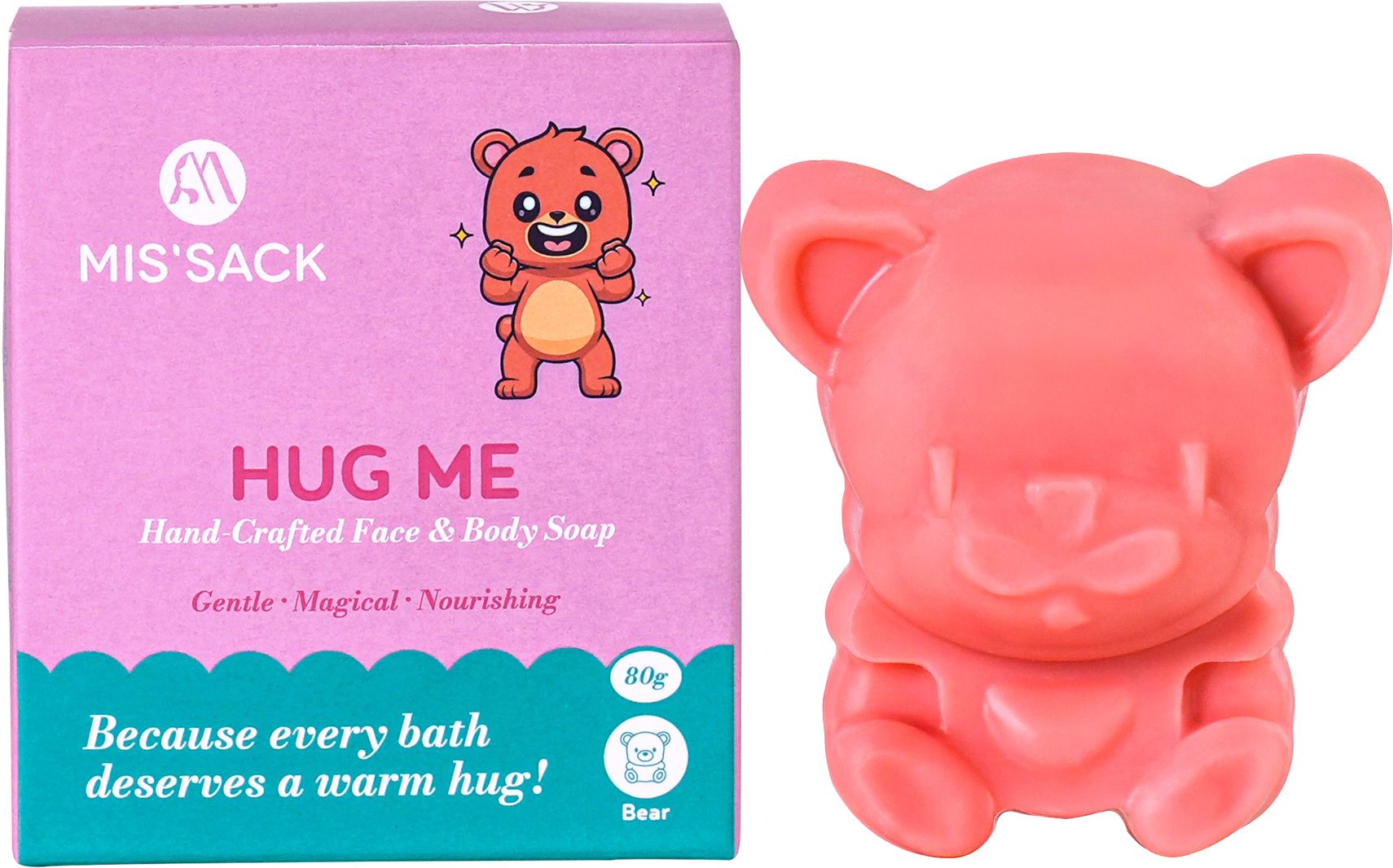 Hug Me Kids Soap | Handmade Face & Body Soap for Kids | Gentle Cleansing |-image-25