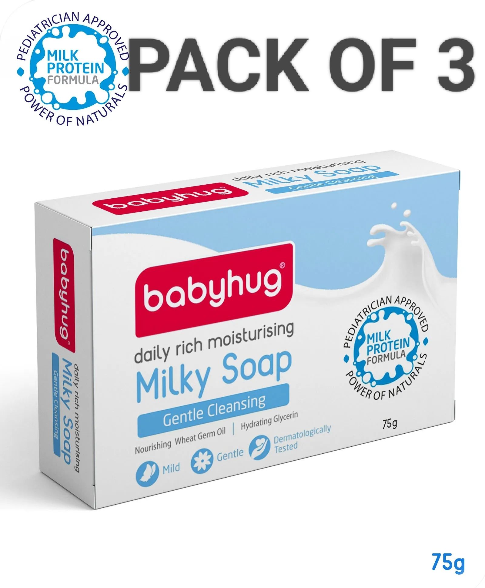 babyhug Baby Soap Pack of 3 baby Bathing Soap-picture-30