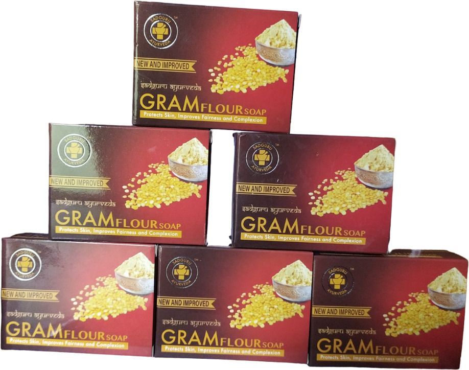 sadguru ayurveda Gramflour soap (75gm)-picture-11