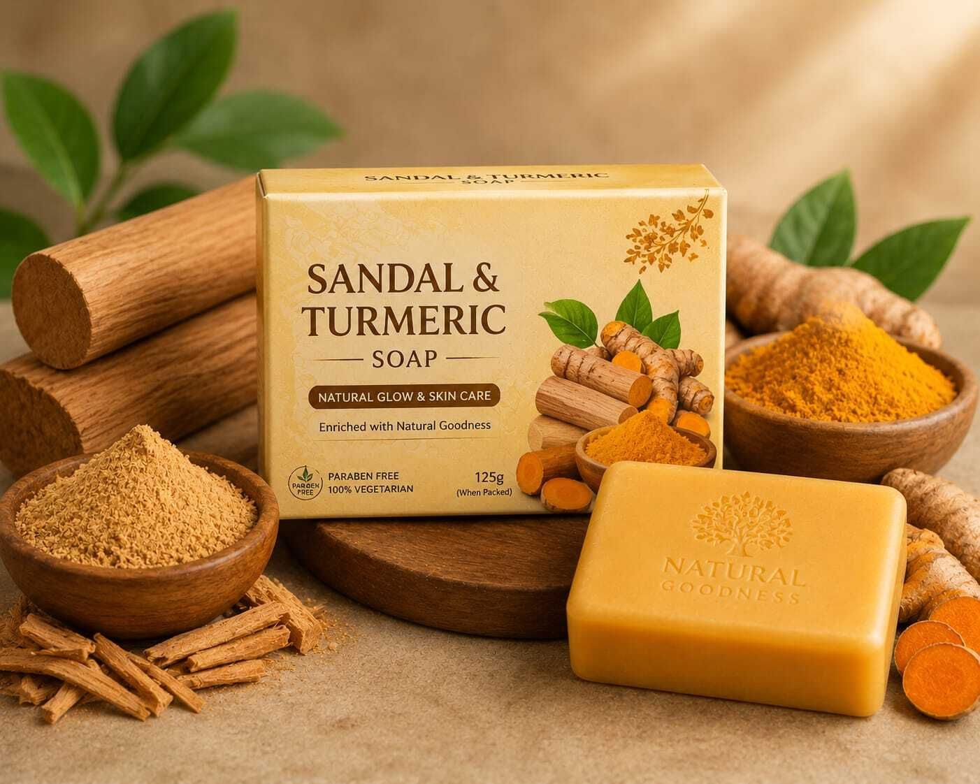 svarnasri Sandal & Turmeric Soap for Total Skin Care with 1 Ltr Top Load Liquid Detergent-picture-21