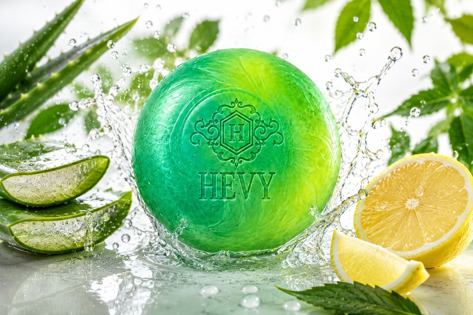 Aloe Vera Lemon Bath Soap Men Women Suitable for All Skin Types 100g (Pack of 1)-image-30