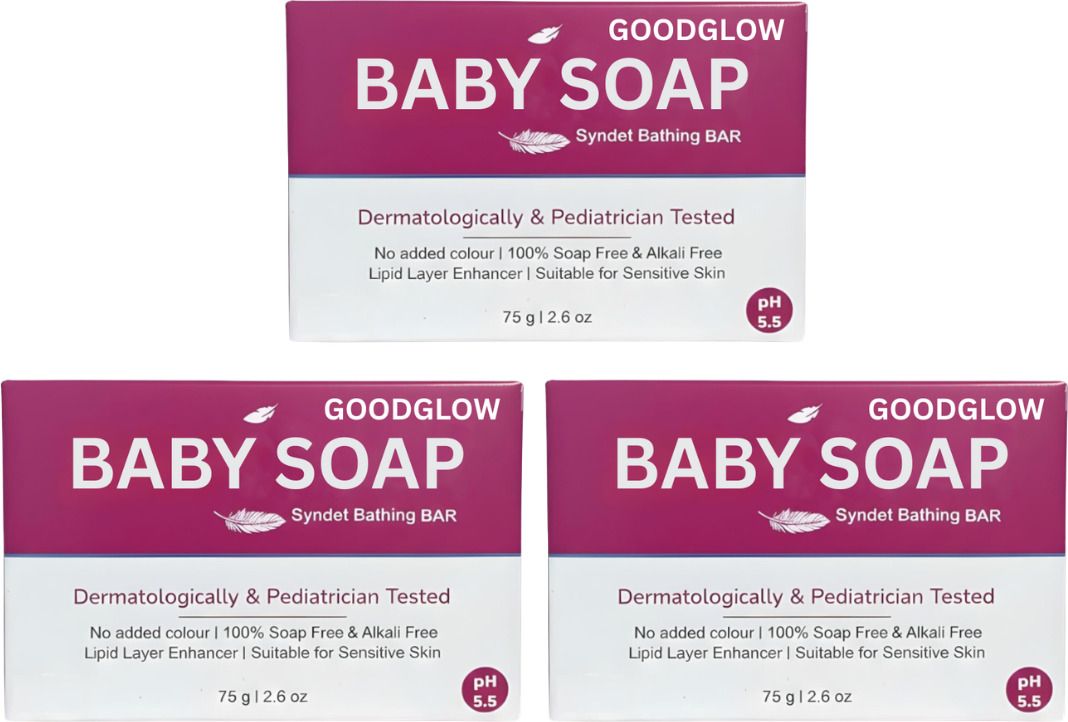 goodglow Sofibar, Dermatologically Tested Baby Soap, Sensitive Skin-picture-17