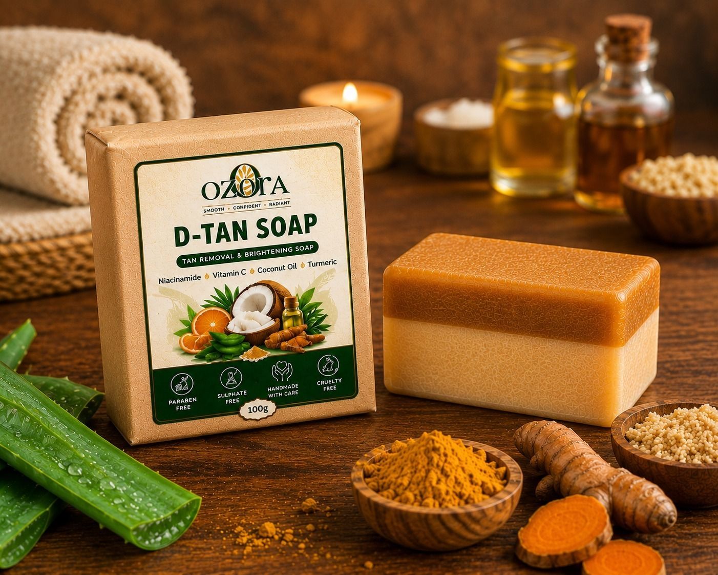 D-Tan Soap 100g | Tan Removal,Vitamin C.-image-28