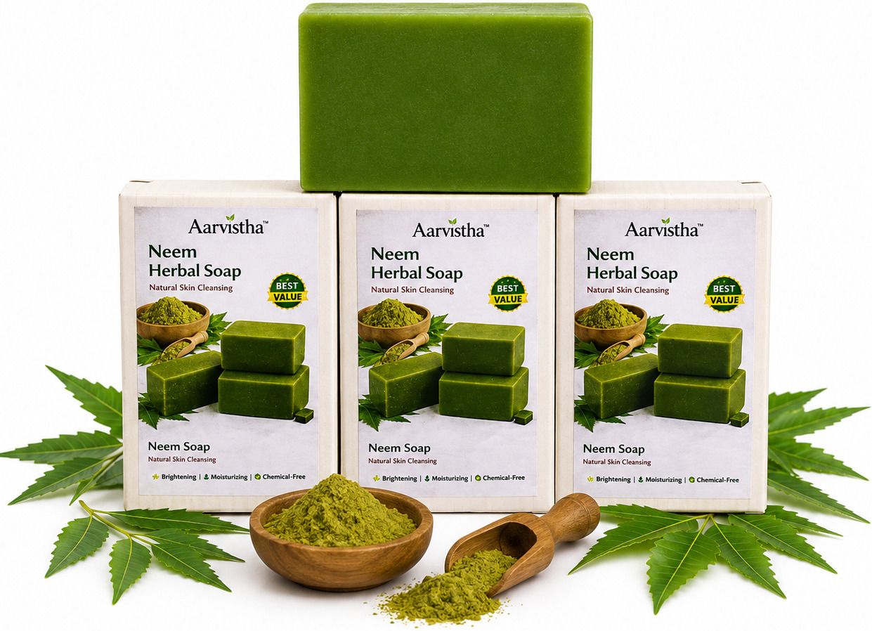 aarvistha Natural Pure Neem Bathing Soap-picture-34