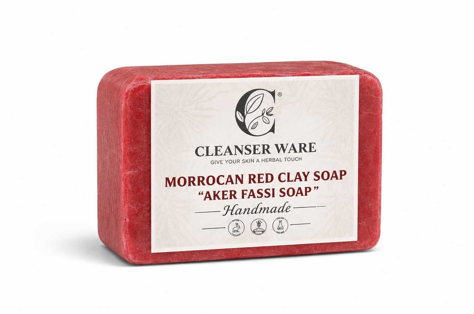 cleanserware AKER FASSI (RED CLAY POWDER )SOAP-picture-20