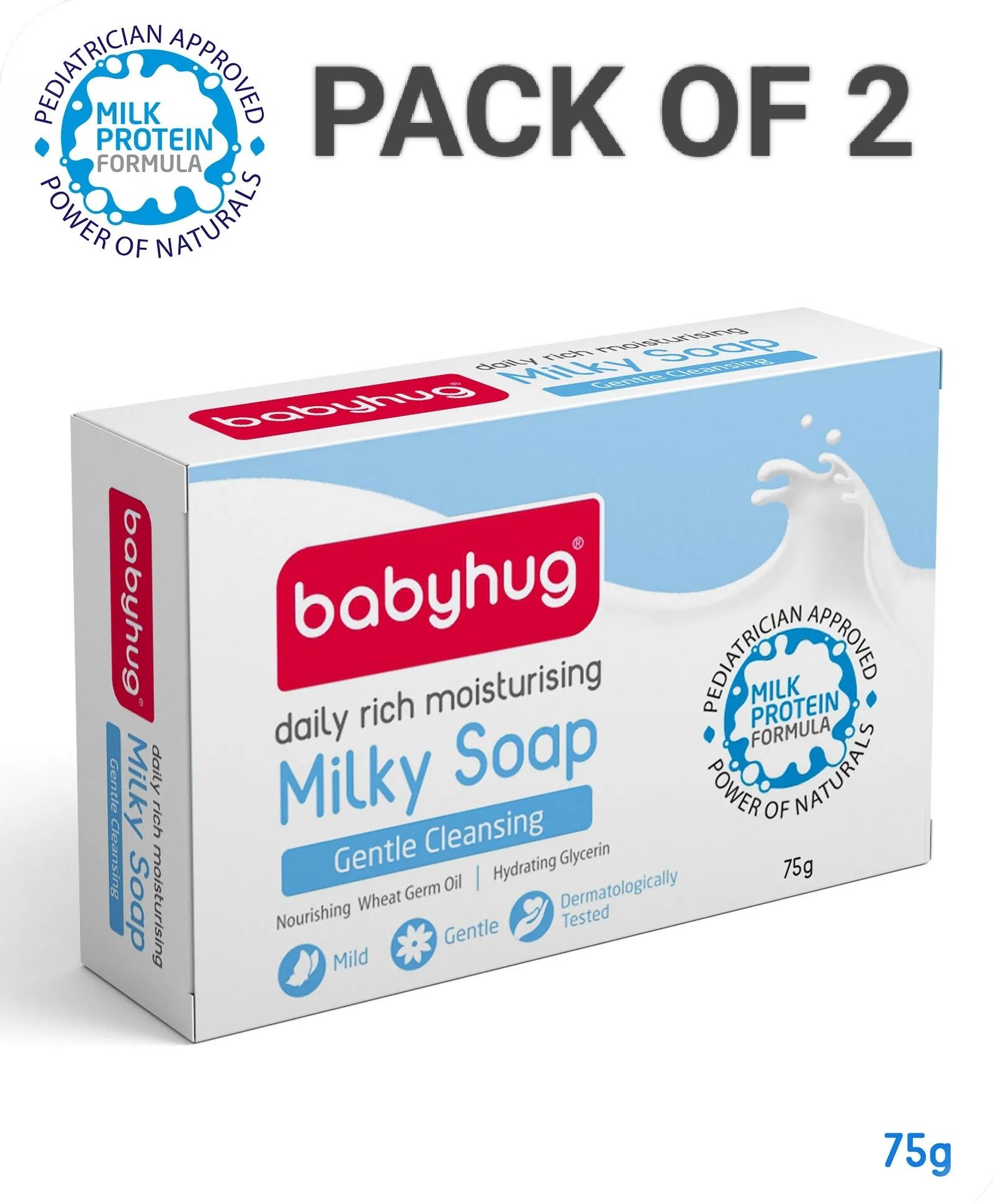 babyhug Baby Soap Bathing wash Soap Pack of 2-picture-32