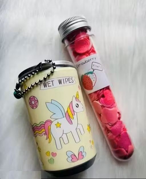 eclet Combo of Wet Wipes with Travel Friendly Bottle & Paper Soap for Kids and Adults-picture-33