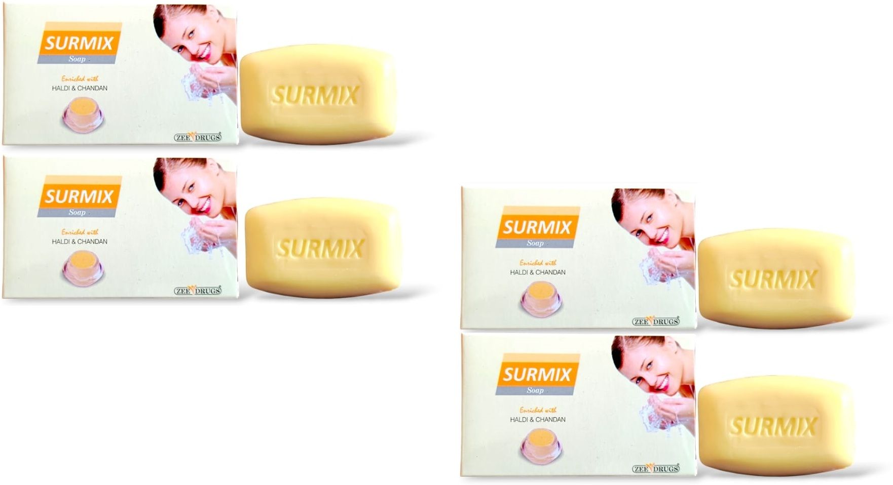 zee drugs Haldi Chandan Soap For Deep Cleansing (Pack Of 4) 4x75gm-picture-19