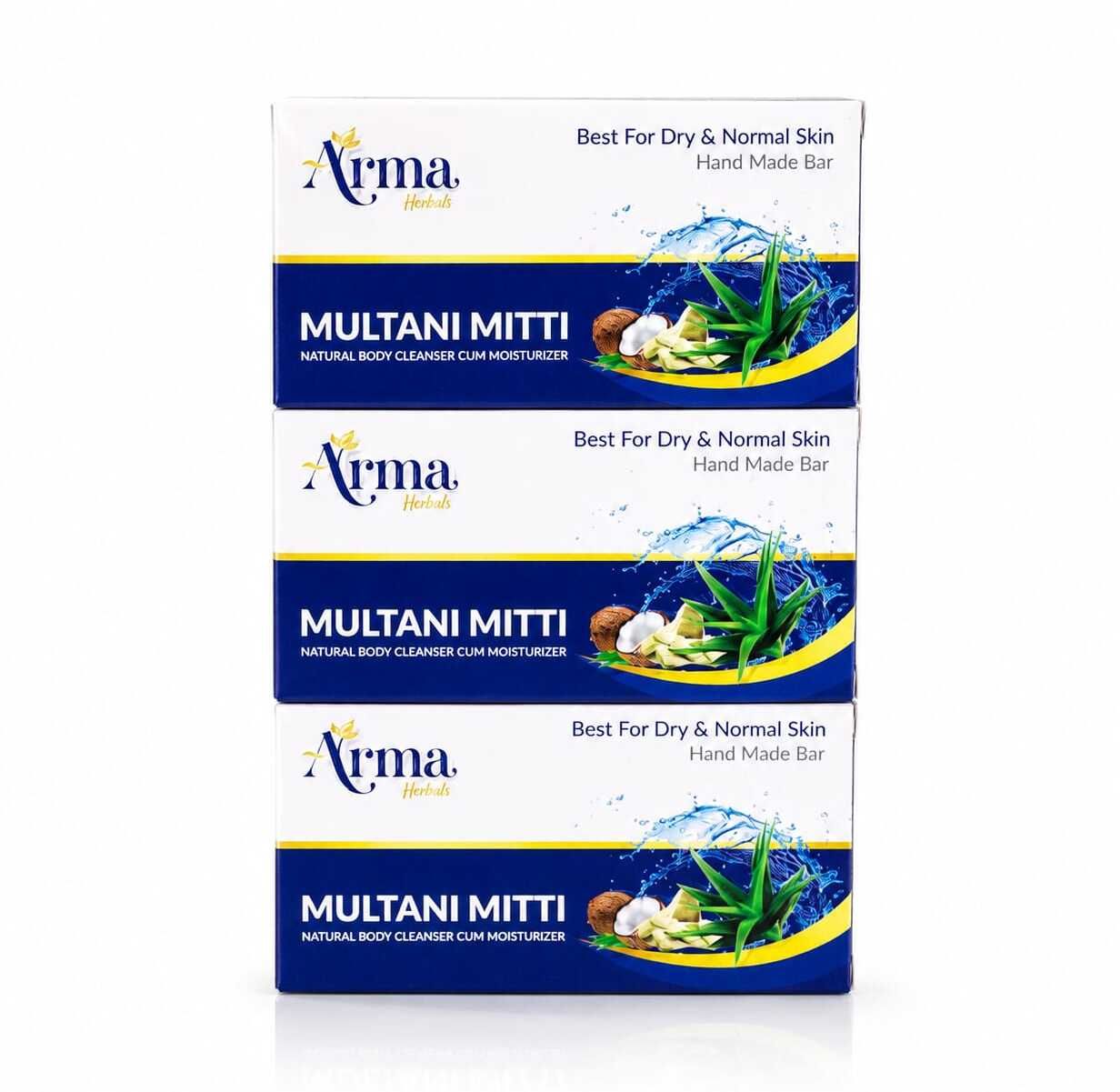 cryfree Arma Herbals Multani Mitti Soap | Herbal Bath Bar | Pack of 3-picture-42