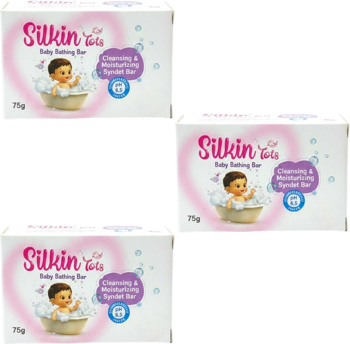 SILKIN TOTS BABY BAR SOAP FOR SOFTEN SILKY SKIN PACK OF-image-47