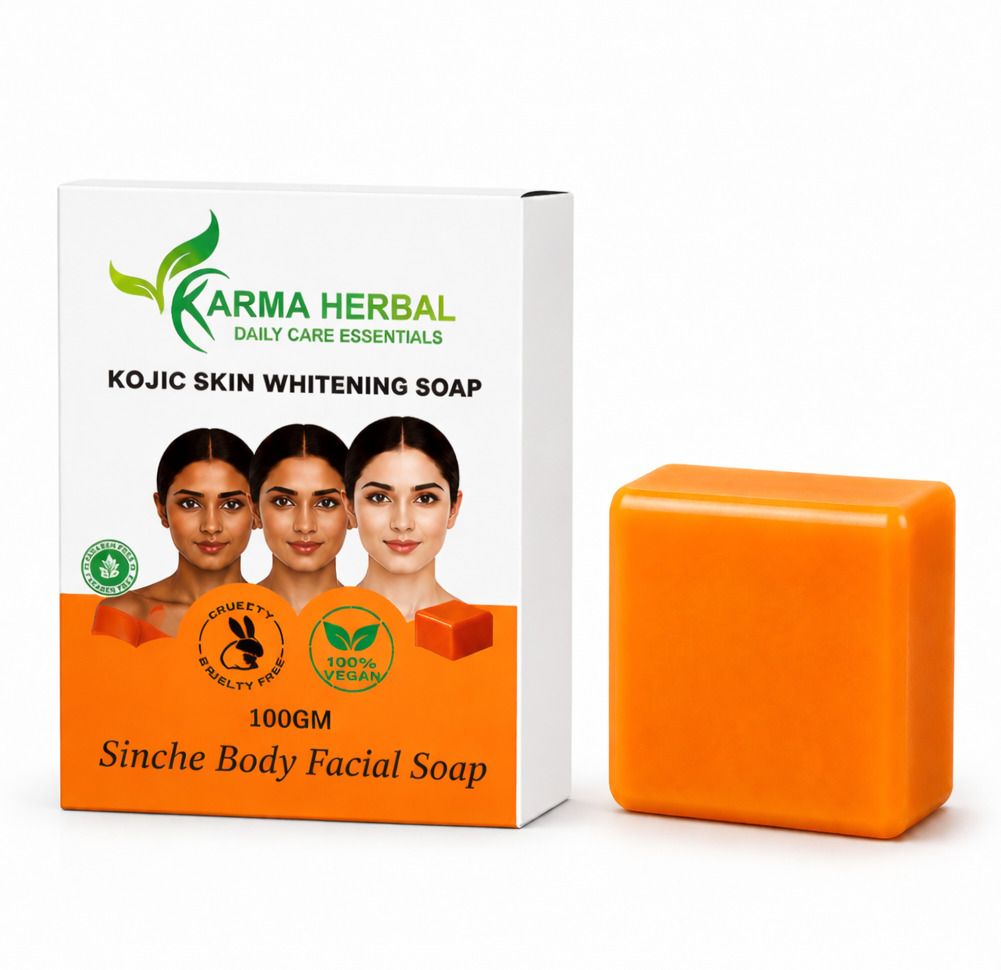 karma herbal Kojic Skin Whitening Papaya Soap | Tan Removal, Dark Spot Reduction | Pack of 1-picture-36