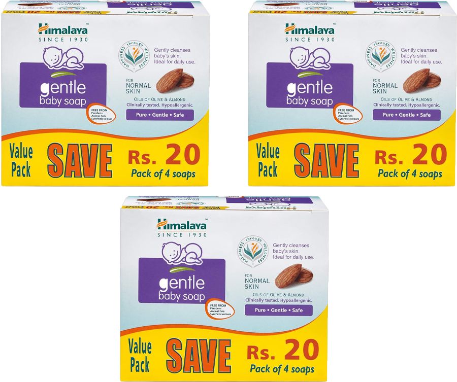 GENTLE BABY SOAP VALUE PACK 75gx4 ( Pack of 3 )-image-30