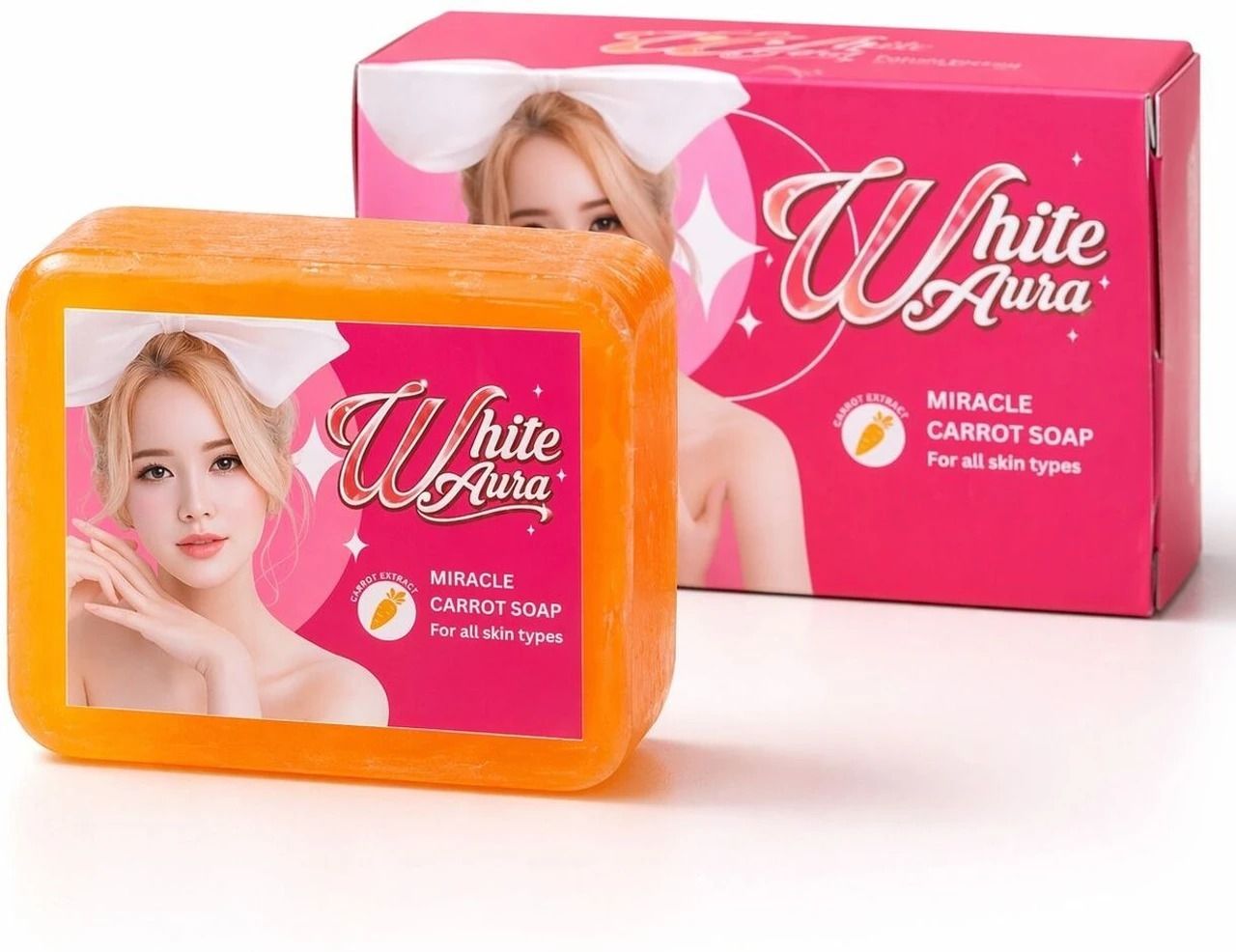 Carrot Whitening Soap for Clear & Radiant Skin-image-47