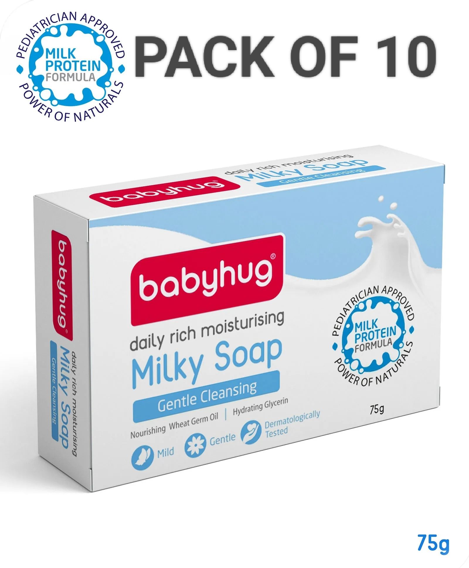 babyhug Baby Body bath Baby Soap Pack of 10 for Baby body wash-picture-43
